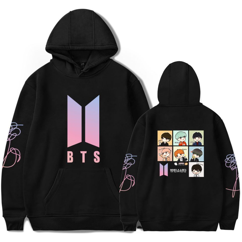 Compra Moda BTS Moletom Feminino Sudaderas Con Capucha Sudaderas Abrigos K  Pop Nuevo Álbum Sudadera Con Capucha De ADN Sudadera Kpop Chándal Ropa  Barato | Entrega Rápida Y Calidad | Es.Dhgate