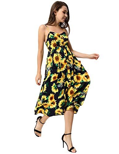 sunflower homecoming dress