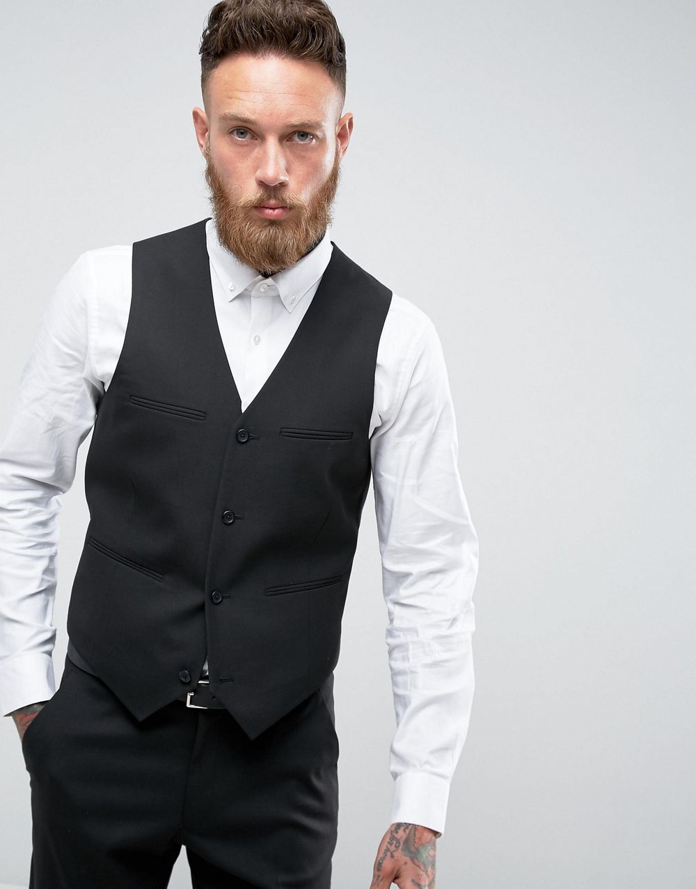 Lembrançinhas De Casamento Custom Made 2019 Homens Pretos Terno Do Noivo Coletes Sem Mangas Casuais Padrinhos De Casamento Gola V Homens De Negócios Terno Colete Foviva Estilo Camisetas Personalizadas Online De Sherri_hill_dresses,