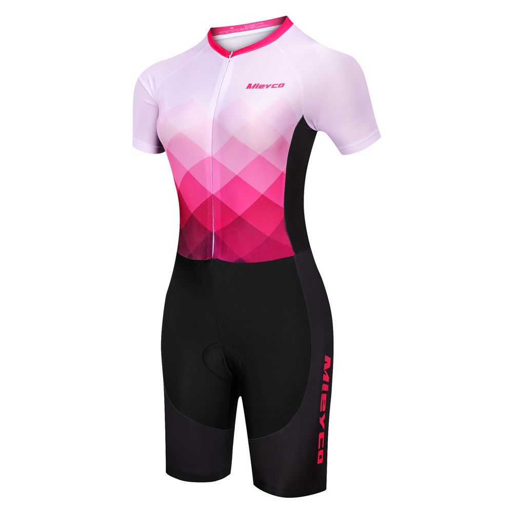 Traje De Triatlón Amarillo De Manga Corta Para Bicicleta Traje De Triatlón Amarillo De Manga Corta Para Bicicleta