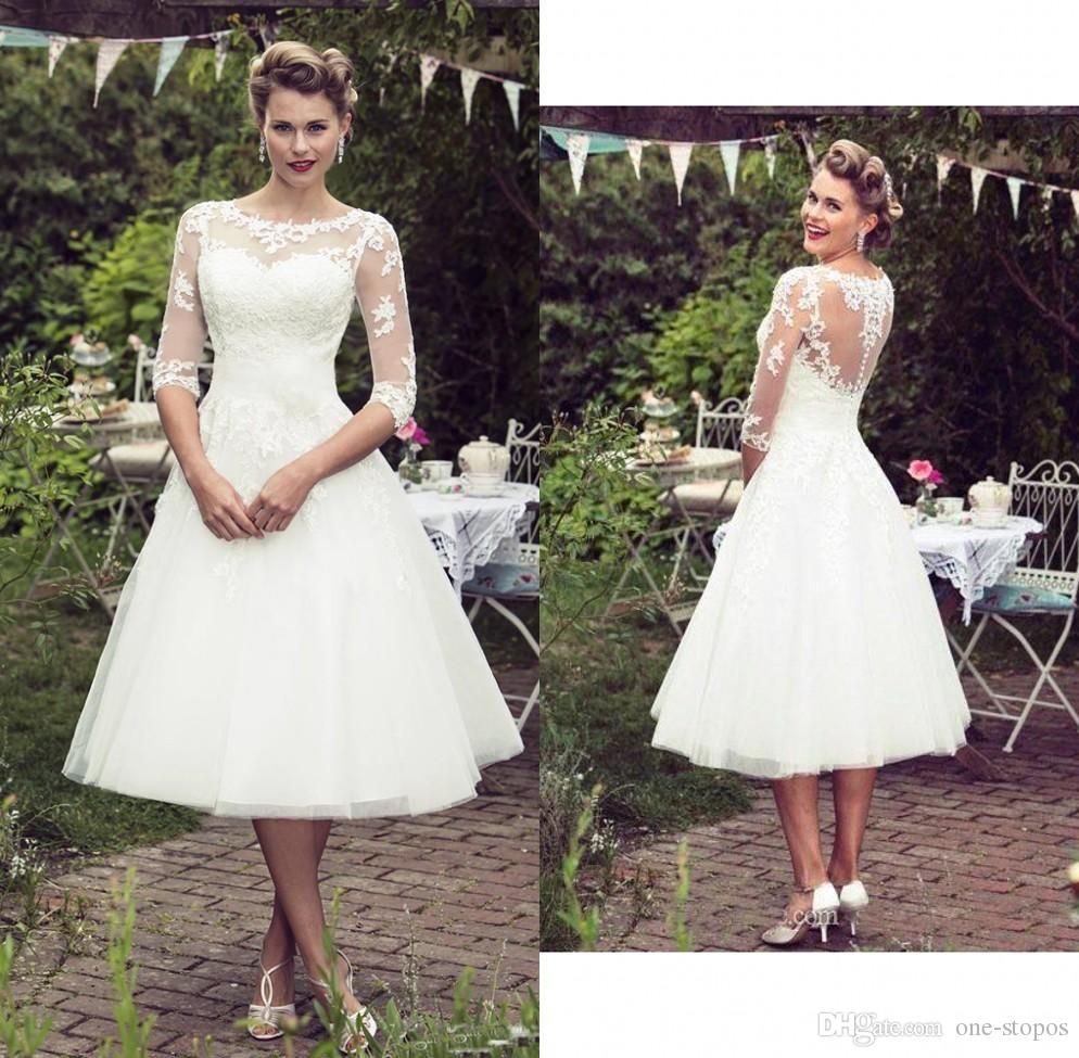 short style wedding dresses