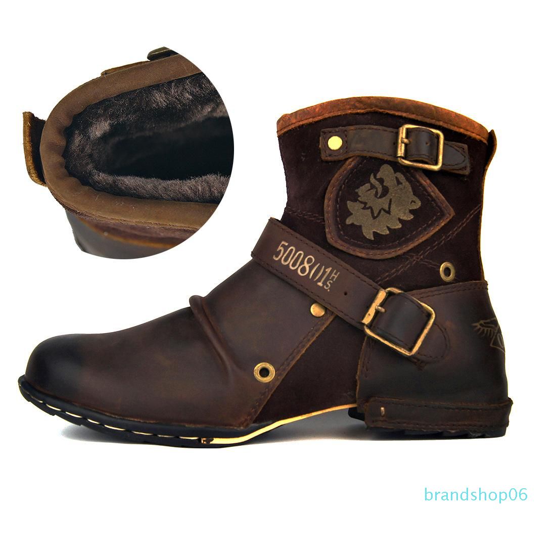 vintage leather boots mens