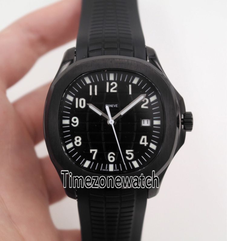 New Aquanaut 5167 Steel Case All Black Texture Dial Automatic Mens Watch Black Rubber Watches High Quality Cheap For Timezonewatch E21a1 From Timezonewatch 69 Dhgate Com