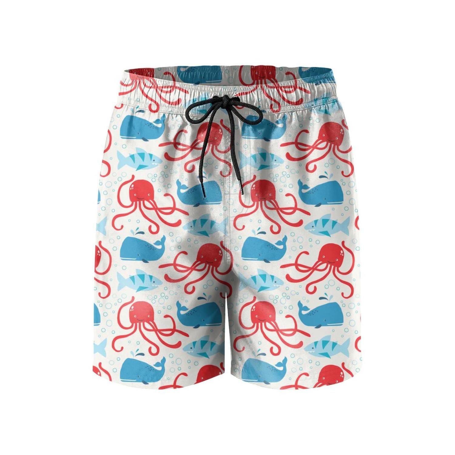 mens crab swim trunks