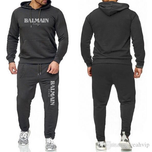 polo sweatpants and hoodie set mens
