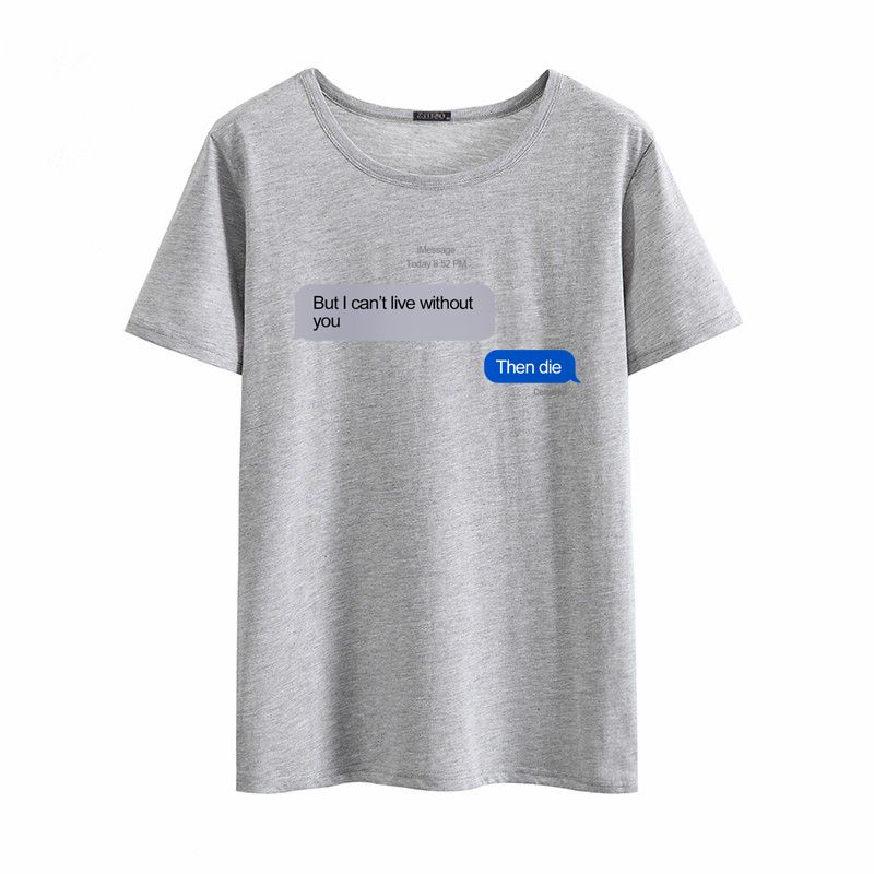 New Print Womens Tops Talk Then Die Pattern Casual Cute Womens T Shirt Large Size Wc129 Gag T Shirts T Shirts With Prints From Cksd 5 94 Dhgate Com New Print Womens Tops Talk Then Die Pattern Casual Cute Womens T Shirt Large Size Wc129 Gag T Shirts T Shirts With Prints From Cksd 5 94 Dhgate Com