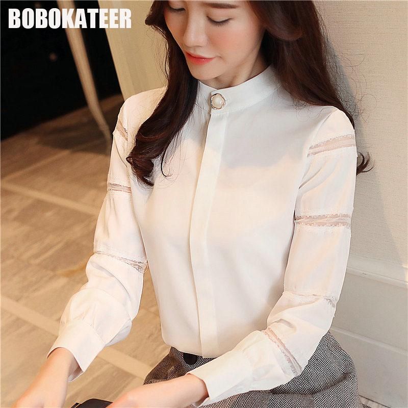 white dress blouse long sleeve