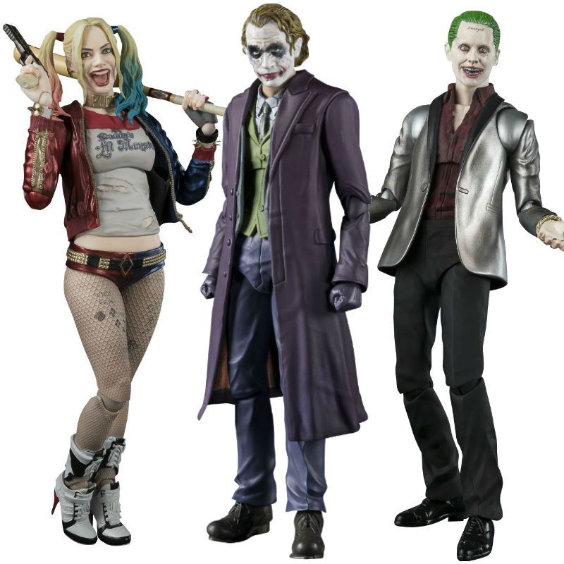 joker and harley quinn action figures