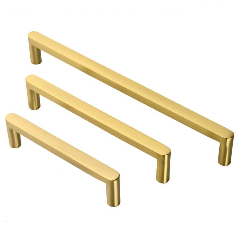 2020 Minimali Solid Brass Kitchen Pull Handles Gold Drawer