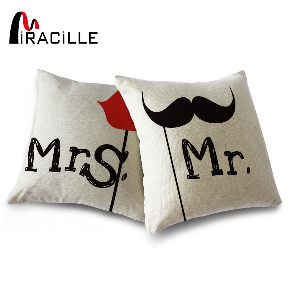 mr and mrs cushions