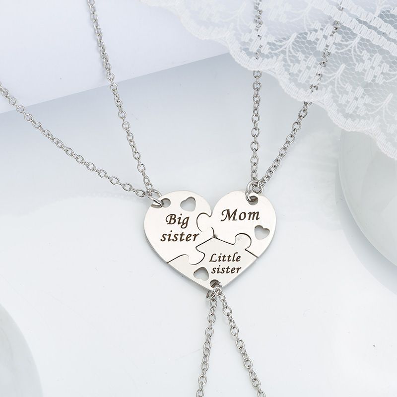 Mom Big Sister Little Sister Necklace 