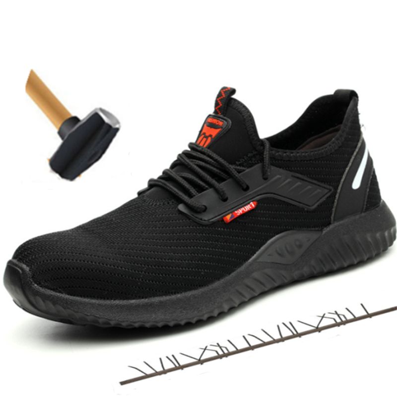 designer steel toe cap trainers