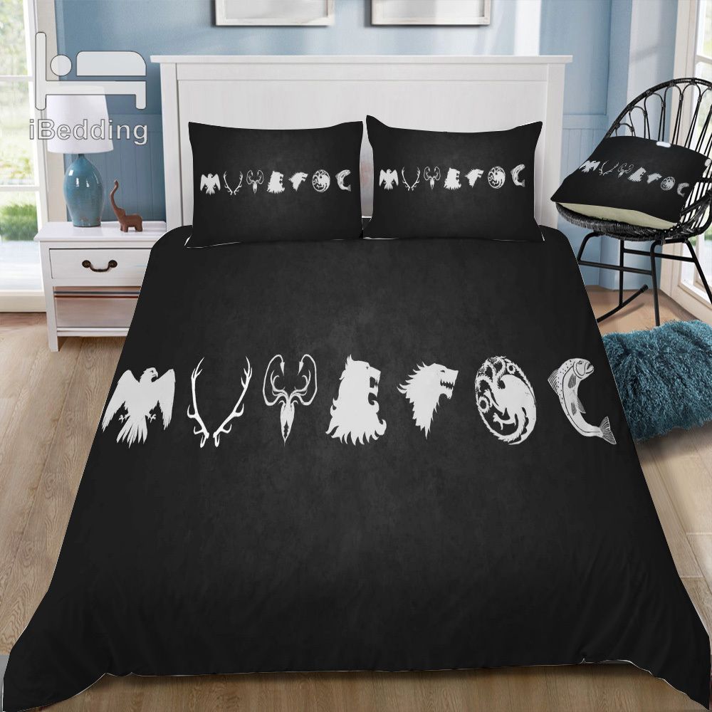 Game Of Thrones 8 3d Bedding Set Printed Duvet Cover Set Twin Full