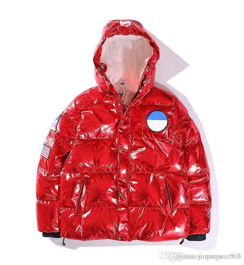 red metallic champion jacket