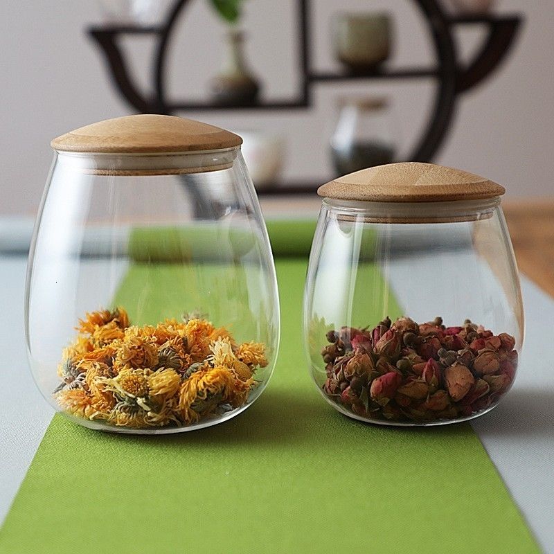 2020 Creative Mason Jar Spices Borosilica Glass Jars With Lid