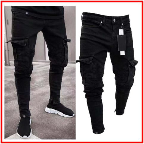 Compre Pantalones Lápiz Largos Delgados Pantalones Vaqueros Rasgados  Agujero Masculino Resorte De La Manera Flaca Fina De Jeans Para Hombres  Hiphop Pantalones De Ropa Ropa A 33,71 € Del Dh_sports_outdoors |  Es.Dhgate.Com