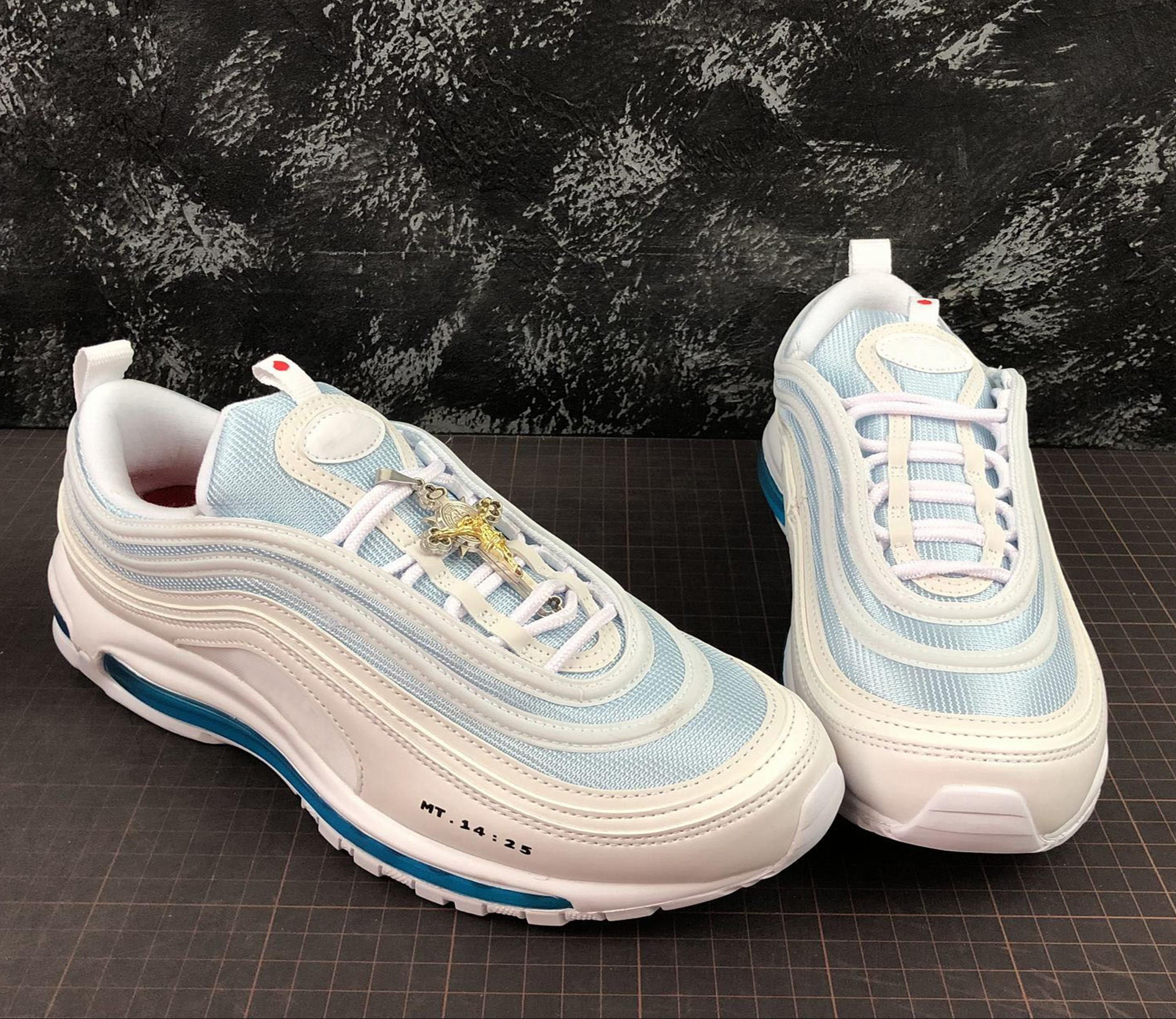 Nike Air Max 97 Mschf X Inri “jesus Shoes” : r/RepFamIndia