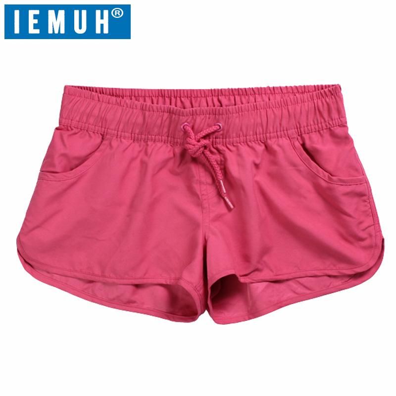 Quick Dry Womens Swim Shorts Summer Women Board Shorts Surf Swimwear