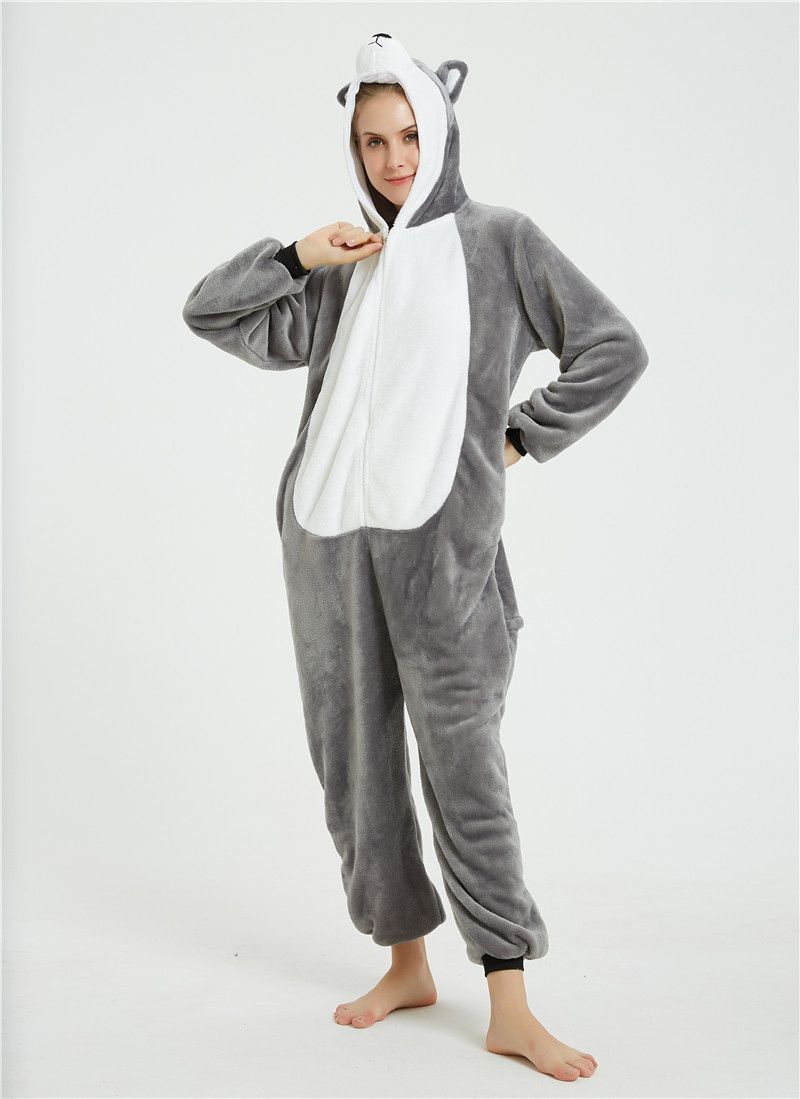 germen ropa interior Macadán Disfraces de animales pijamas gris Husky perro ropa de dormir Onesie pijama El traje de la germen ropa interior Macadán Disfraces de animales pijamas gris Husky perro ropa de dormir Onesie pijama El traje de la
