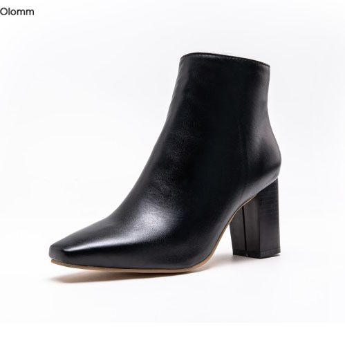 botas punta cuadrada