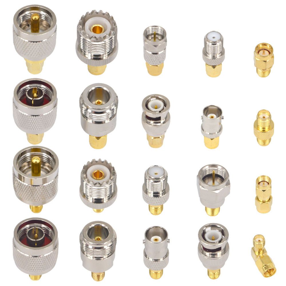 SMA Para SMA BNC F UHF Conectores tipo Kits de de RF 20