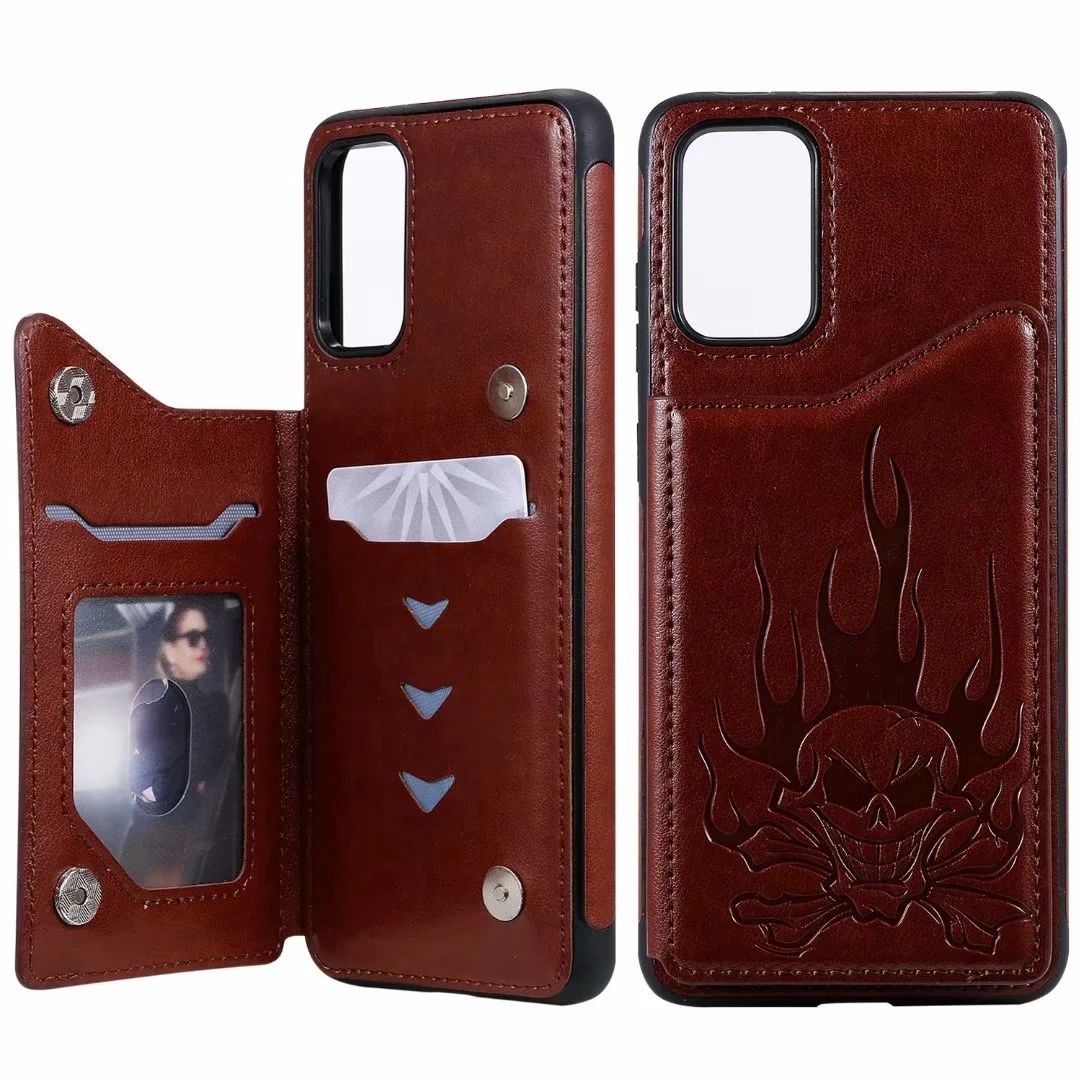 For Samsung Wallet Cases Back Cover Skull Pack Leather Card Pocket Id Holder Stand Flip Cell Phone Pouch Galaxy S Ultra Plus S From Best8168 5 01 Dhgate Com