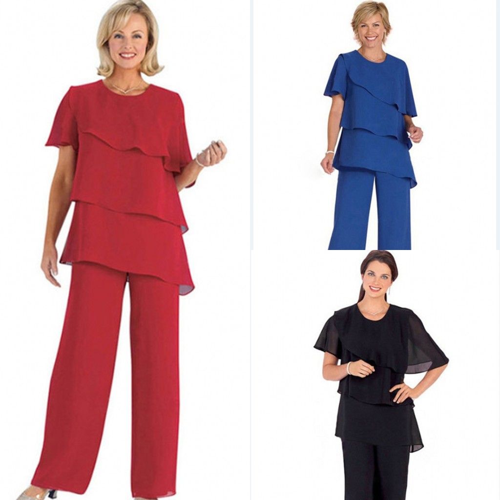 casual mother of the groom pant suits