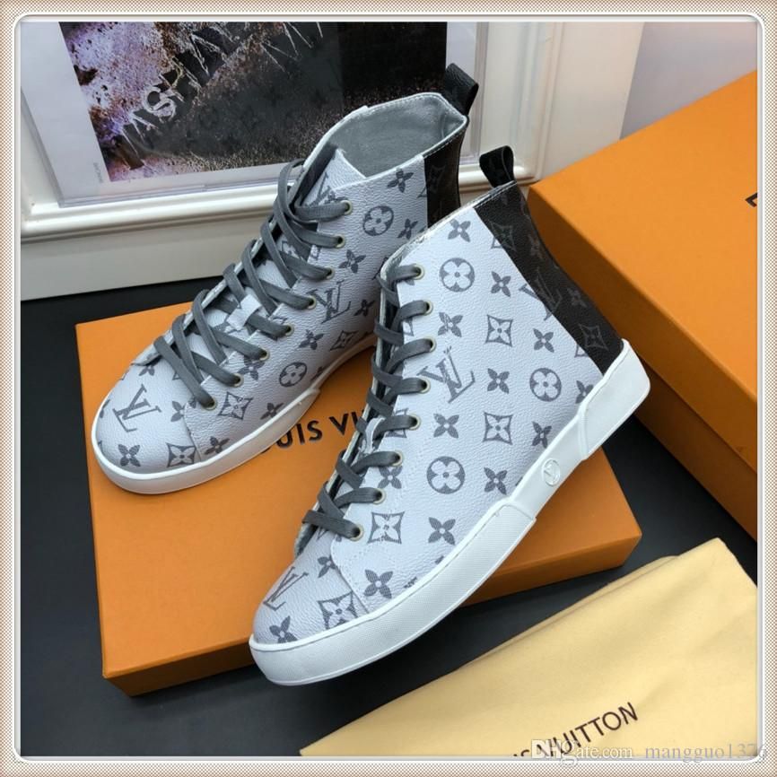 Mens Shoes Top Luxury Fashion Platform Stylish Sneakers Sports