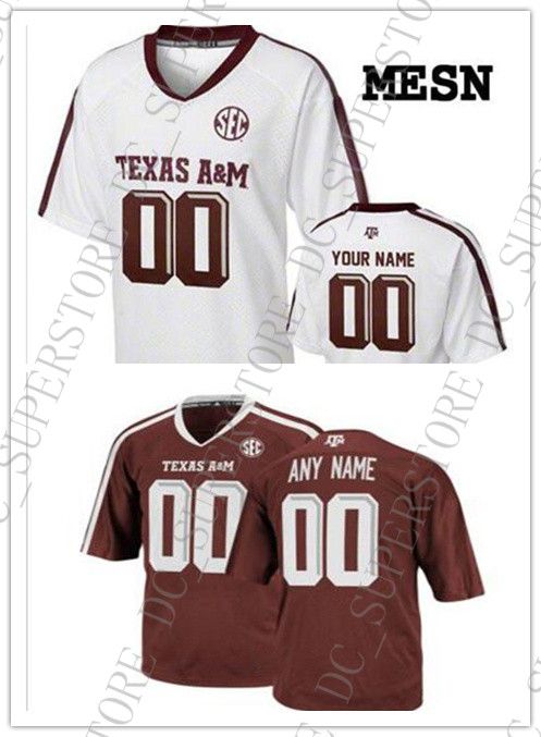 maroon and white football jersey