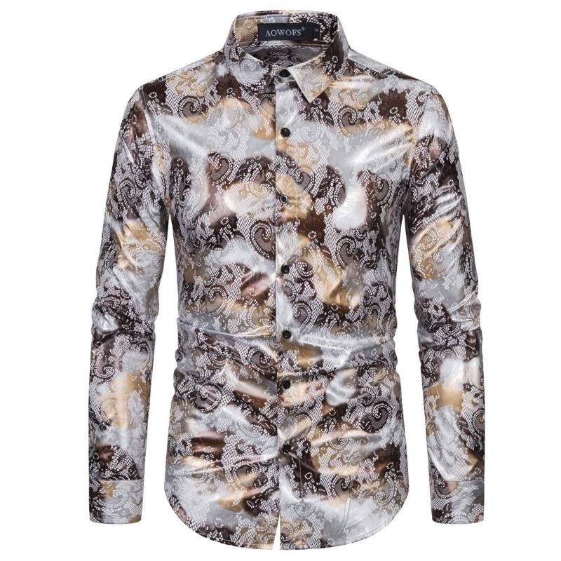 Camisa De Negocios Con Estilo Manga Larga Comfy Male Camisa De Negocios Con Estilo Manga Larga Comfy Male