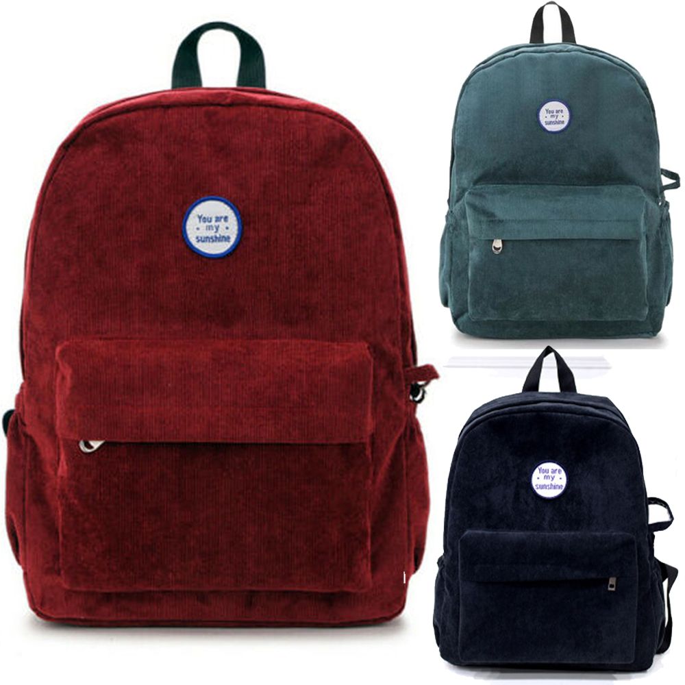 vintage corduroy jansport backpack