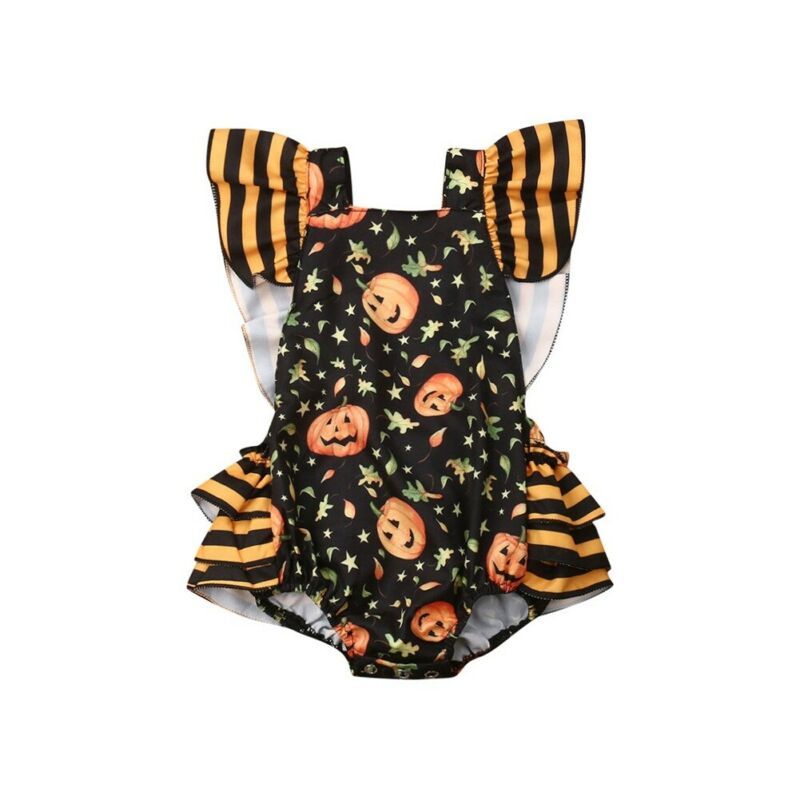 halloween romper baby girl