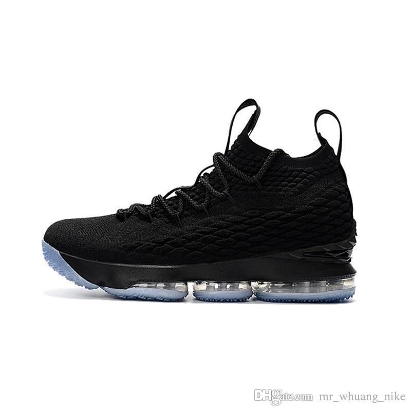 Barato Lebron 15 de baloncesto para mujer Equipo Rojo Gris BHM Púrpura