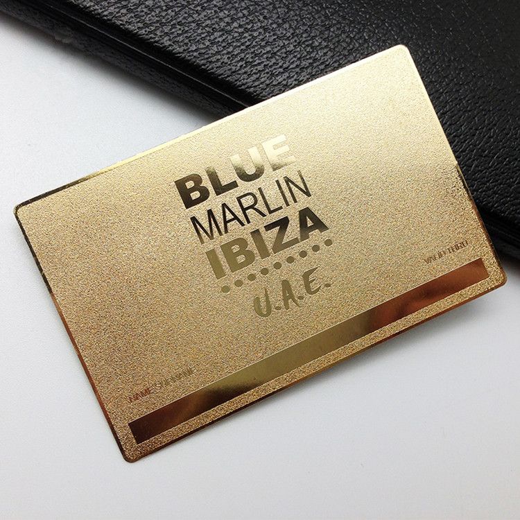 Gold Invention Card Gold Plated Invitation Cards