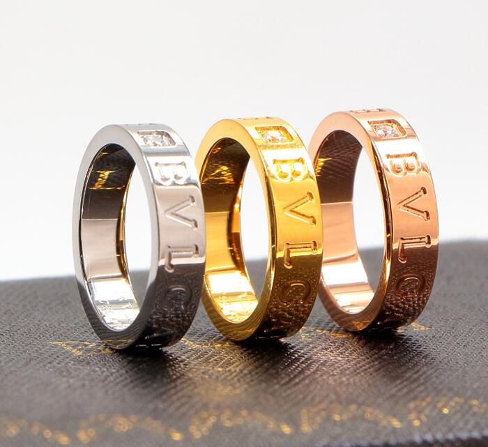 stainless steel bvlgari rings