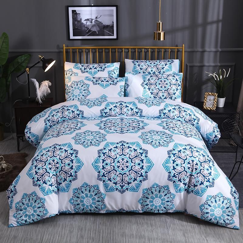 50bedding Set Printed Duvet Cover King Queen Size Sets Quilt Cover
