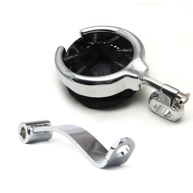 Red 7/8" & 1" Motorcycle Bike Bicycle Handlebar Drink Cup Holder For Honda