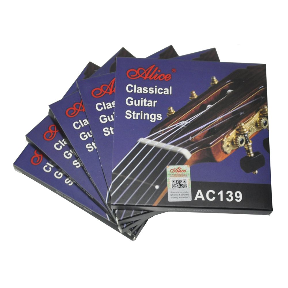 2020 Alice Classical Guitar Strings Hard Tension Titanium Nylon Silver