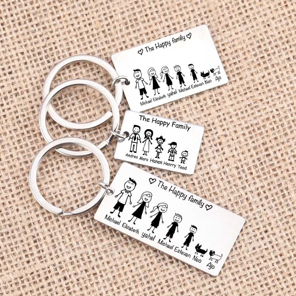 PERSONALISED KEYRING INCLUDING BUSINESS NAME ANY NAME PRINTED