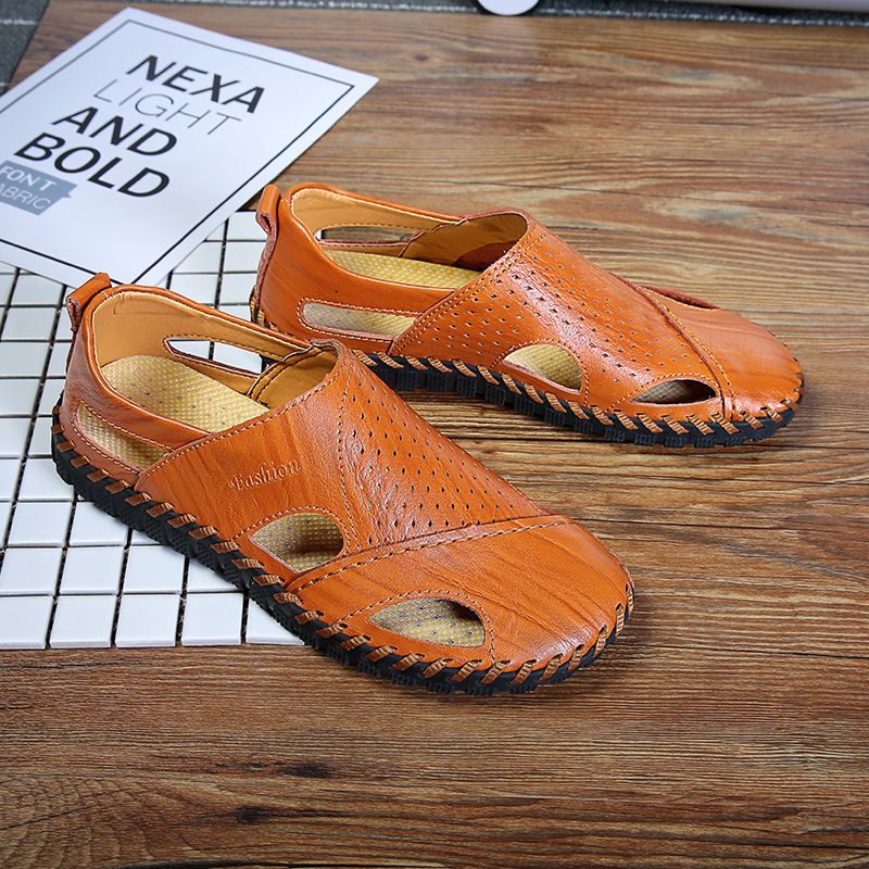 nexa men's tan sandals