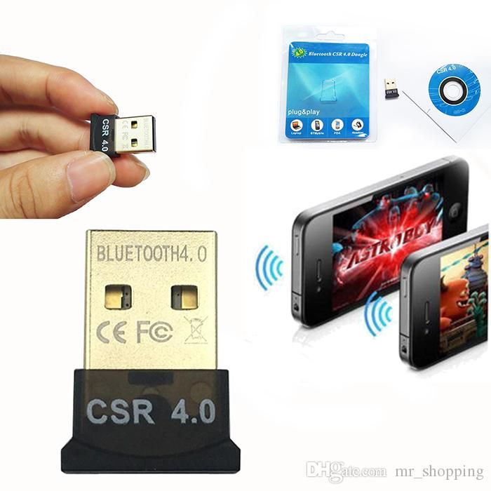 MINI USB Bluetooth Adapter 2.4mhz 3Mbps CSR 4.0 8510 A10 Wireless