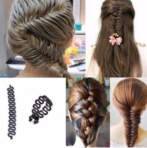 New Women Lady French Braiding Tool Braider Roller Hook With Twist