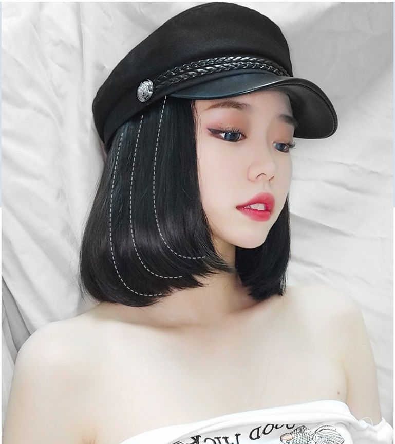 womens navy cap