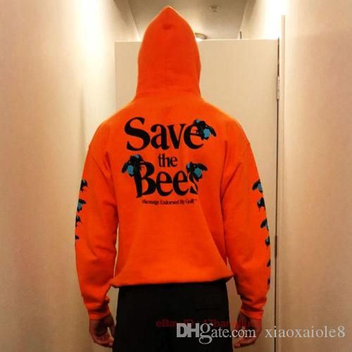 Men Save The Bees Creator Flower Boy Hoodie Sweatshirt Hooded Pullover Hot