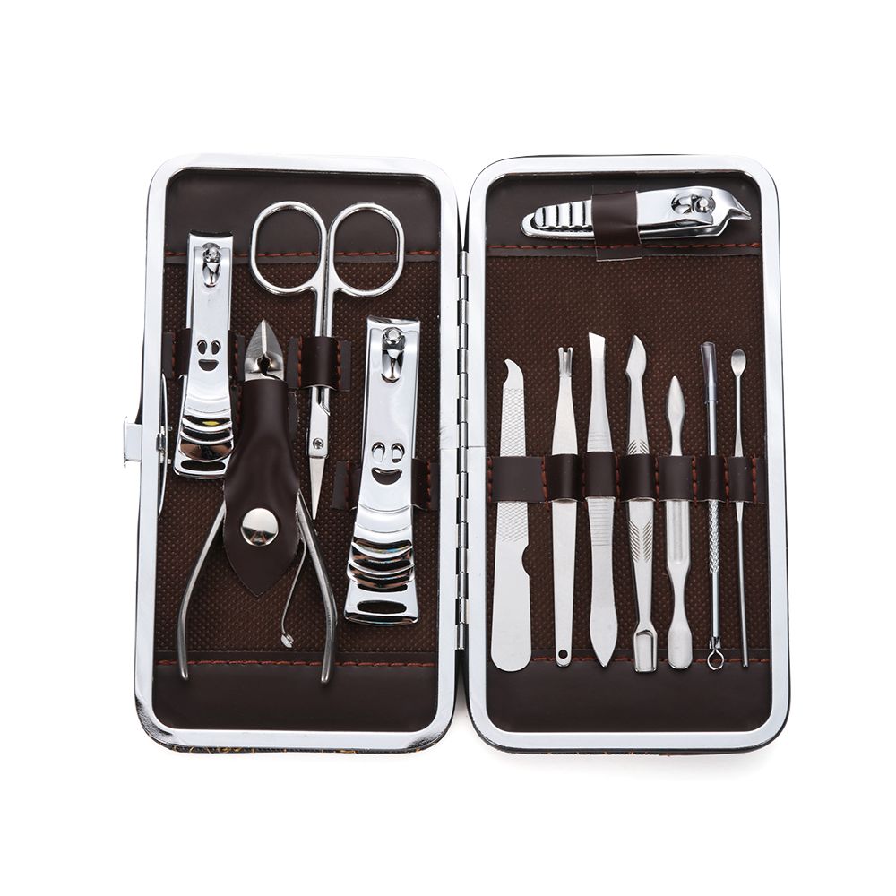 12pcs/set Manicure Pedicure Set Finger Toe Nail Clippers Scissors Grooming Kit Professional Nail Tools for Women Men 12pcs/set Manicure Pedicure Set Finger Toe Nail Clippers Scissors Grooming Kit Professional Nail Tools for Women Men