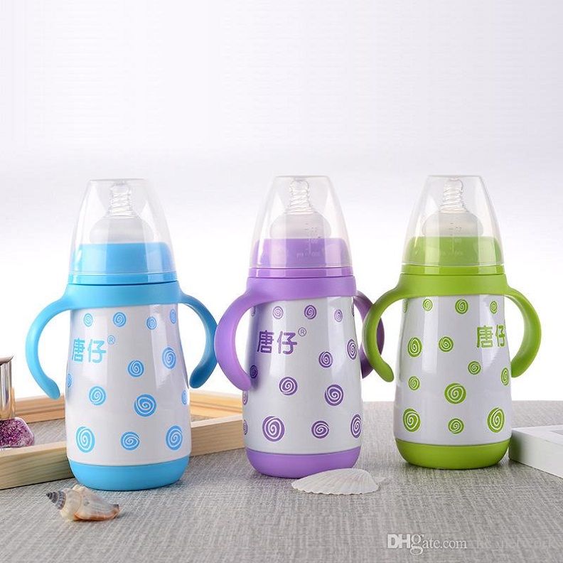 baby milk feeding steel bottle