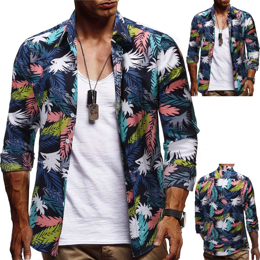 Camisas Casuales De Los Hombres Para Hombre Camisa Hawaiana Masculina  Camisa Masculina Botón De Moda Hawaii Impresión Playa Manga Corta Suave  Blusa Superior S 2XL De 26,24 € | DHgate