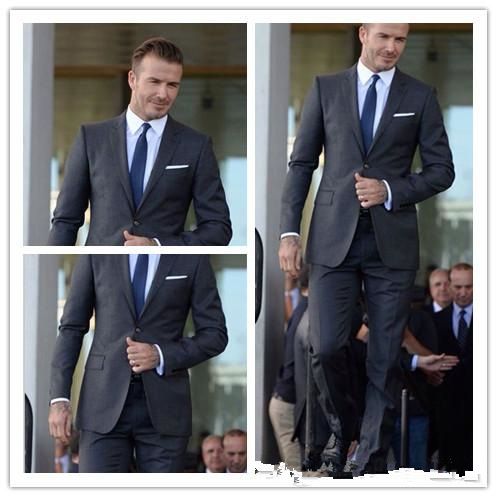 Acquistare Smoking Da Sposo A Tre Pezzi Grigio Beckham Abiti Da Sposo Abiti  Da Sposo Smoking Da Sposo Economico | Consegna Veloce E Qualità | It.Dhgate