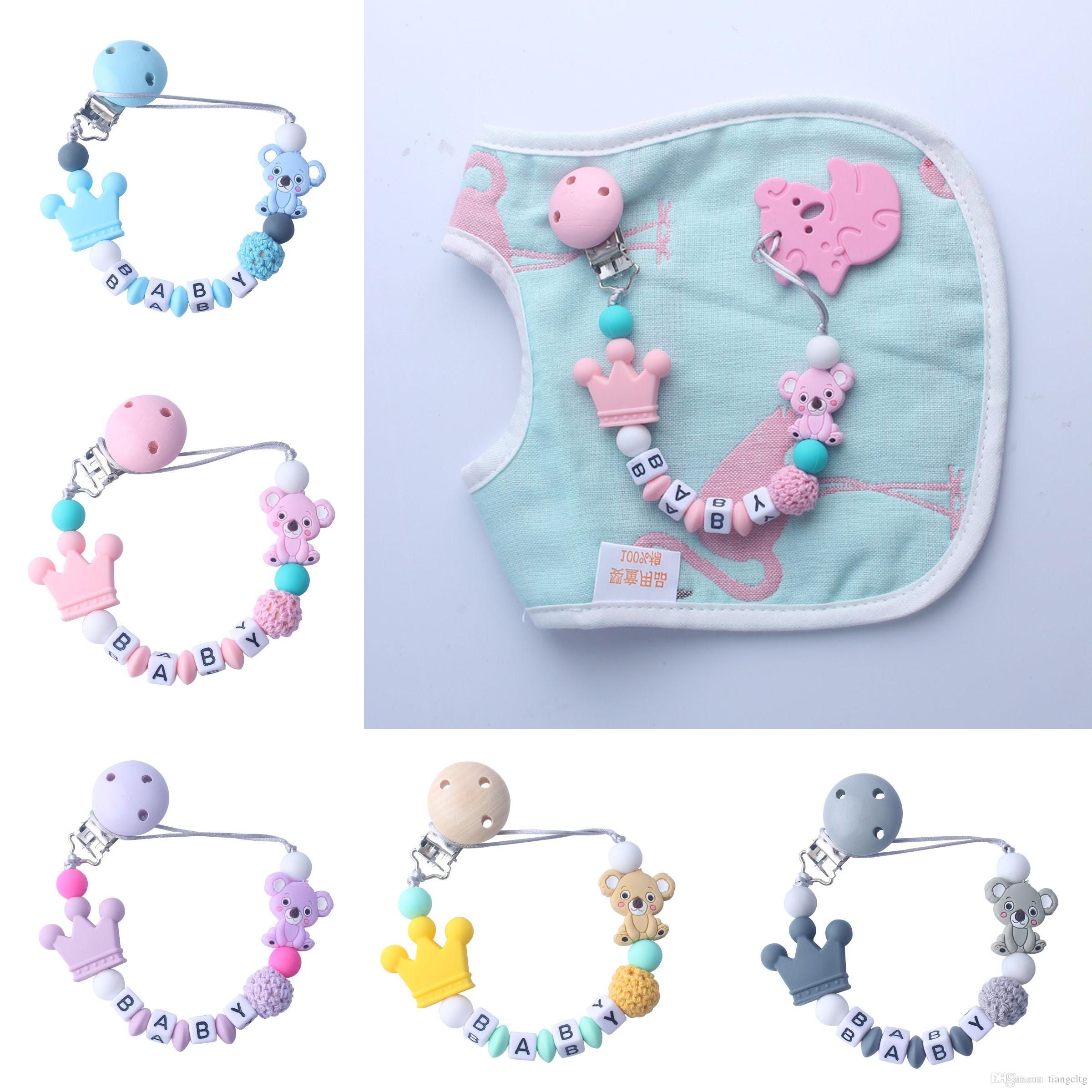 colorful teething rings