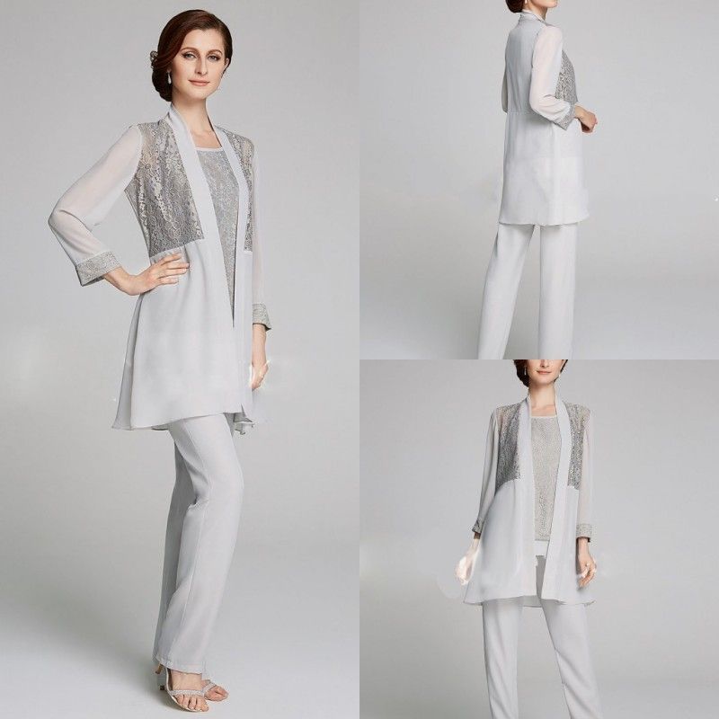 3 piece mother of the bride pantsuit